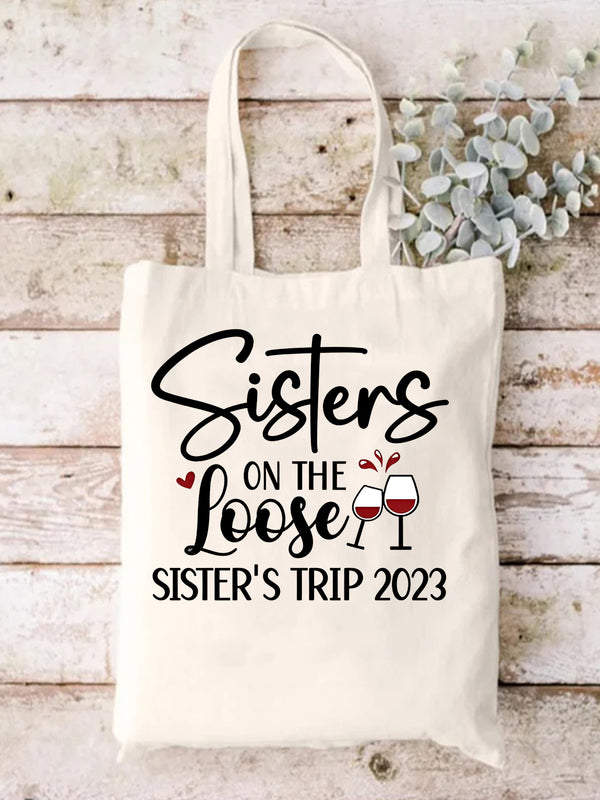 Sisters On The Loose Girl's Trip 2023 Shopping Tote Bag