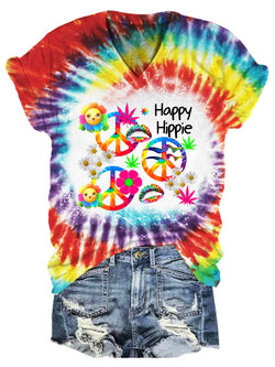 Happy Hippie Tie Dye Top