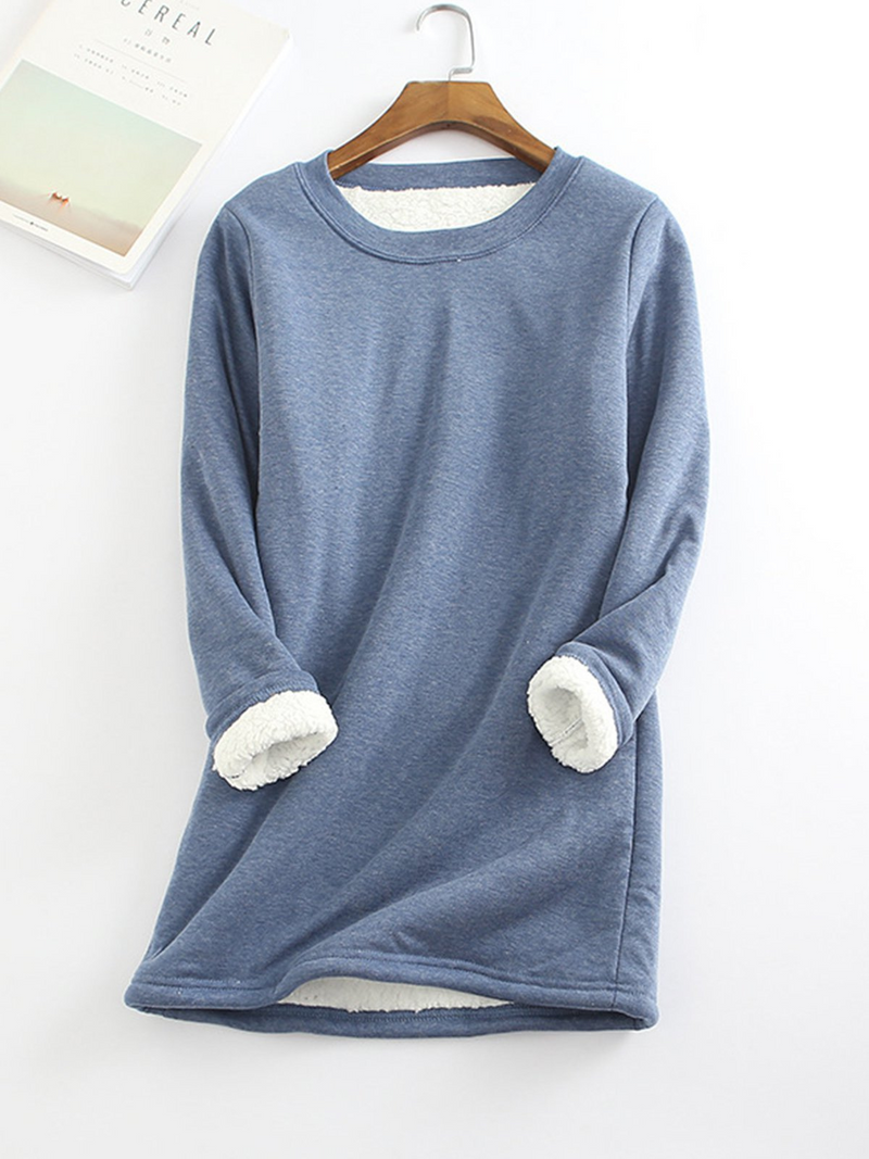 Women's Mid-length Thickened Sweater Slim Fit Warm Top