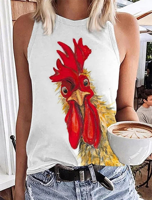 Chicken Print Vest