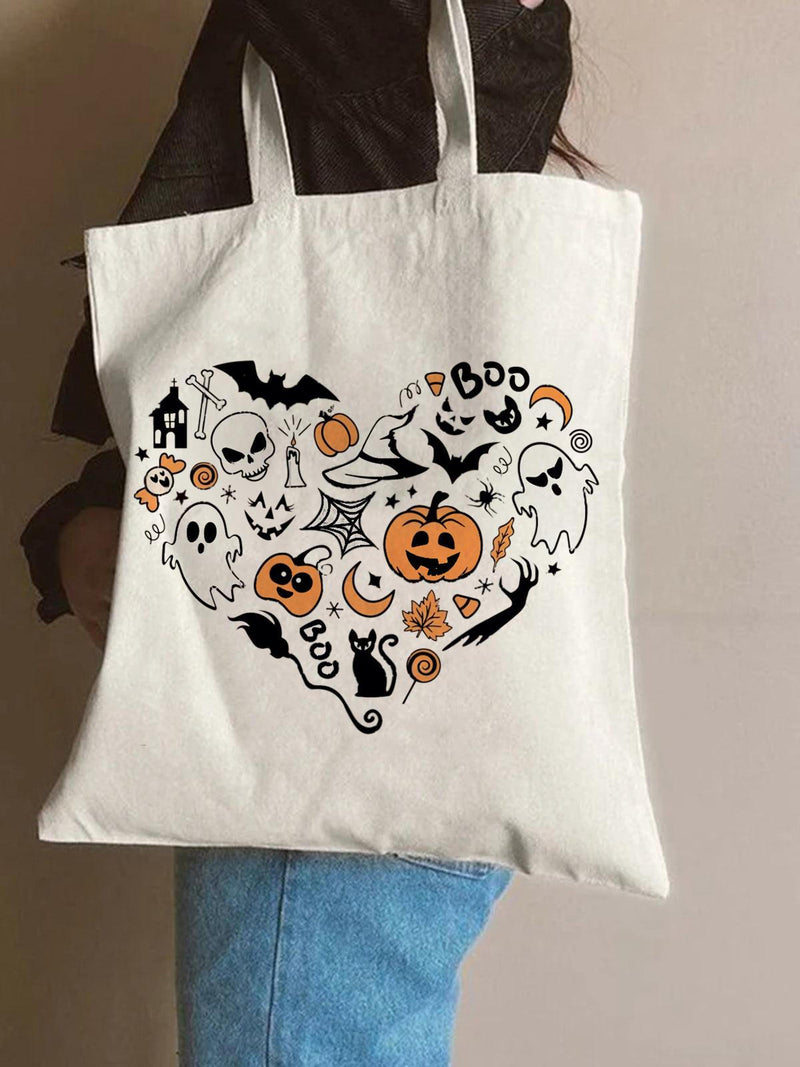 Funny Halloween Shopping Tote Bag