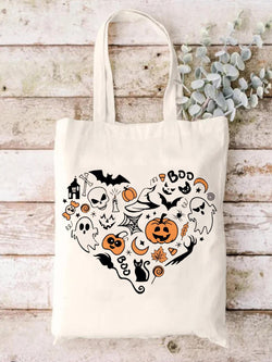 Funny Halloween Shopping Tote Bag