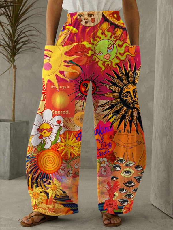 Women's Hippie Print Pants